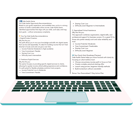Side Hustle Genie Outcome